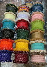 Pearl Party Wear Bangles