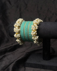 Premium White Pearl Bangles