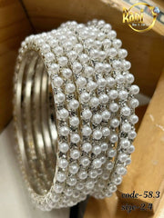 Pearl Party Wear Bangles